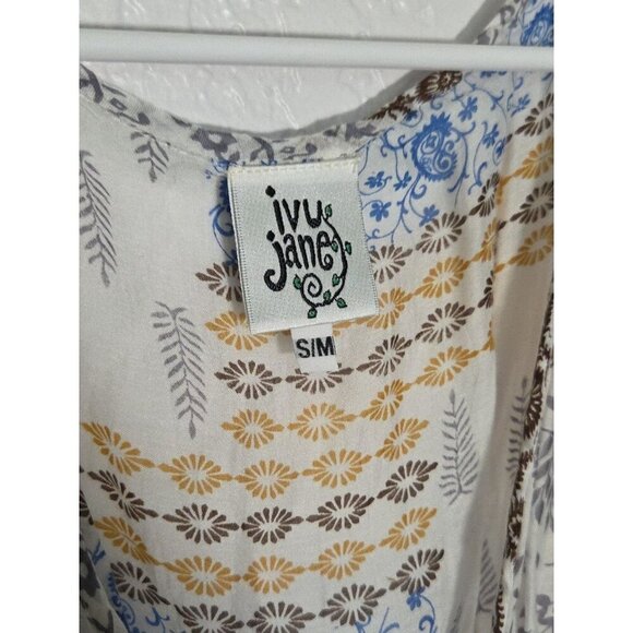 Women's Ivy Jane S/M Beachy Cover Up Boho Flowy Light Weight - Picture 2 of 6